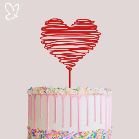 Topper Corazón