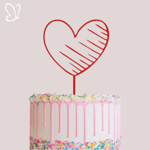 Topper Corazón