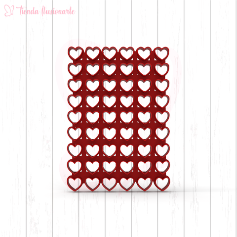 Texturizador/Multi Cortante Corazones 2cm