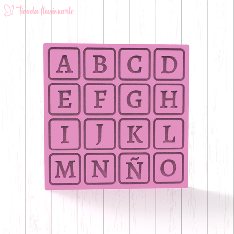 Placa Stamp ABC