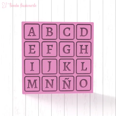 Placa Stamp ABC