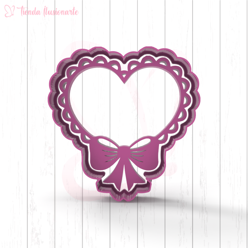 Corazón con moño - San Valentín