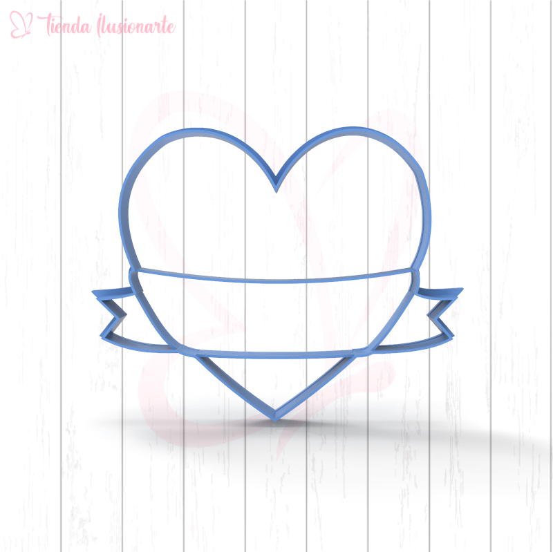 Corazón con etiqueta - San Valentín