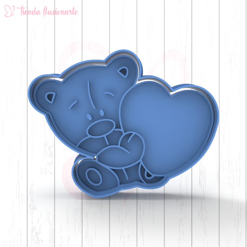 Oso con corazón - San Valentín