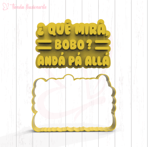 Que mirás bobo! sello mundial