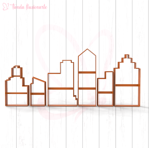 Set de Edificios x6 c944