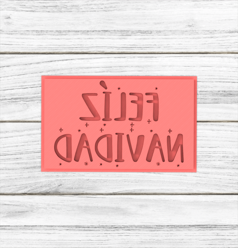 Sello/Stamp Feliz Navidad