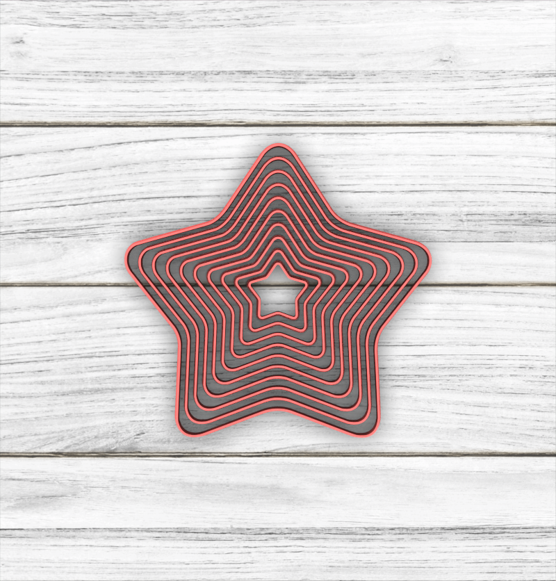 Set x10 Estrellas Navidad