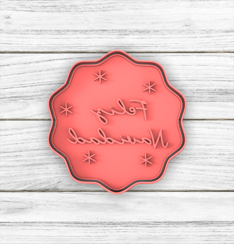 Sello/Stamp Feliz Navidad