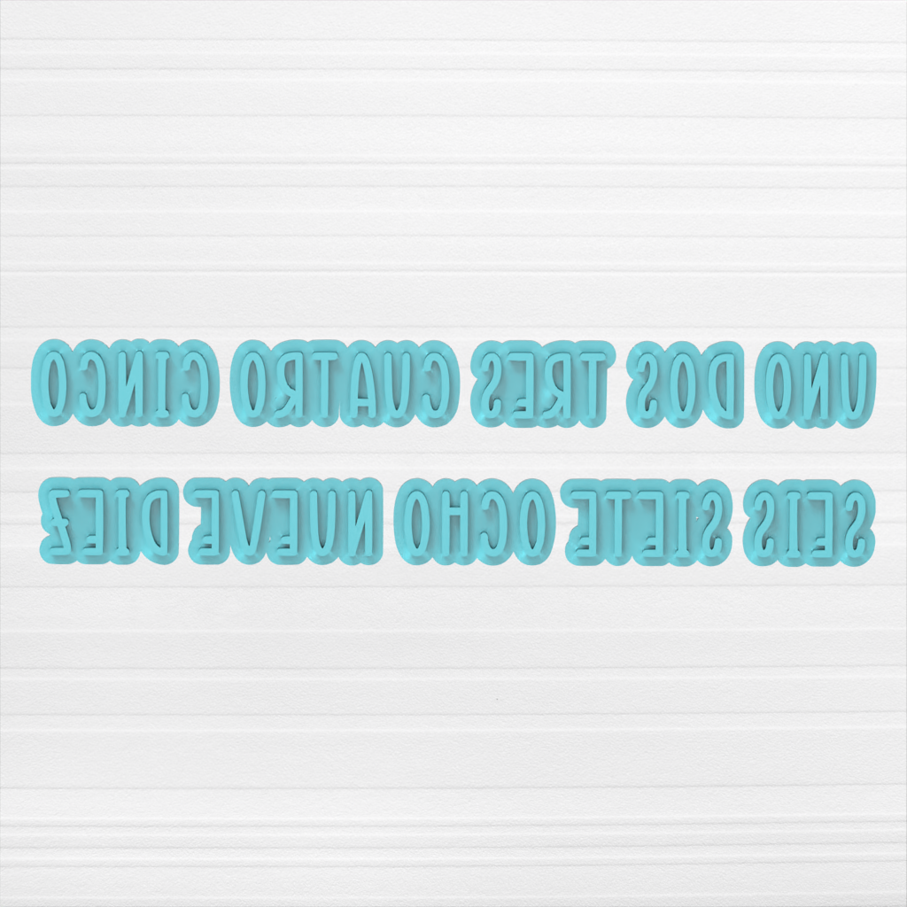 Stamps Números en Letras