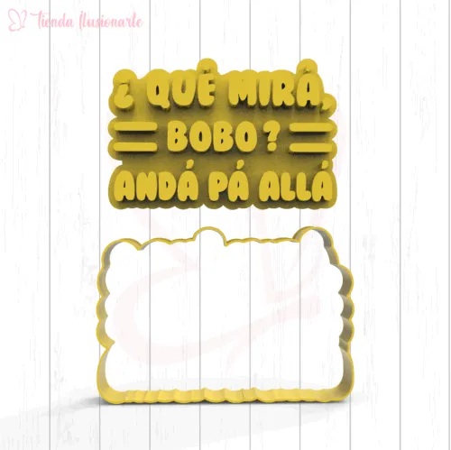 Que mirás bobo! sello mundial