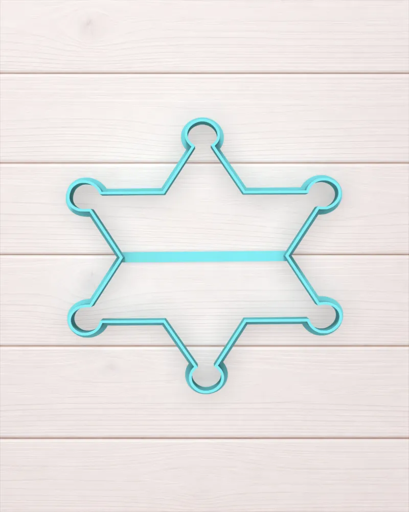 ACCESORIOS - ESTRELLA SHERIFF - 15 cm