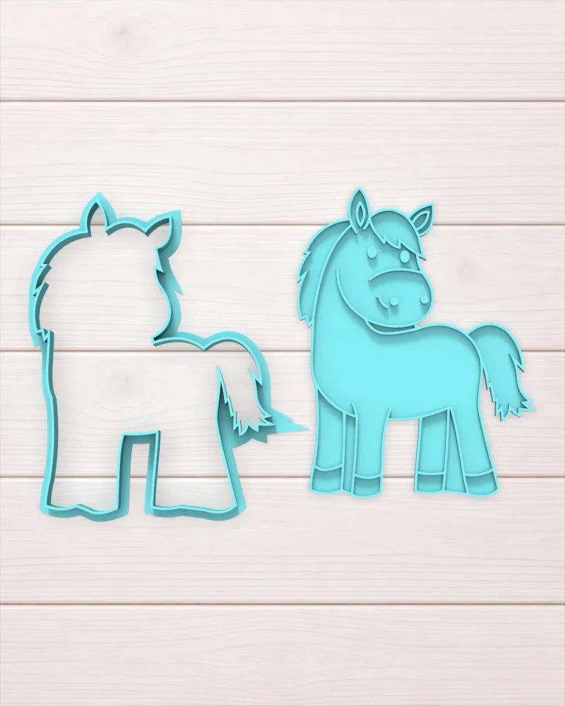 ANIMALES - GRANJA CABALLO - 15 cm