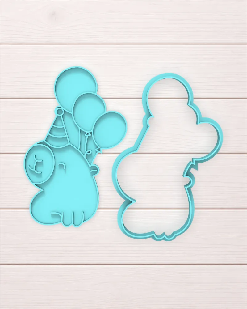 ANIMALES - CAPIBARA GLOBOS - 15 cm