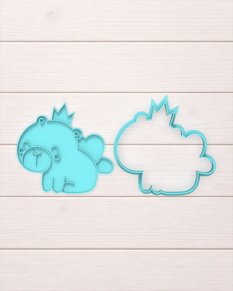ANIMALES - CAPIBARA CORONA - 15 cm