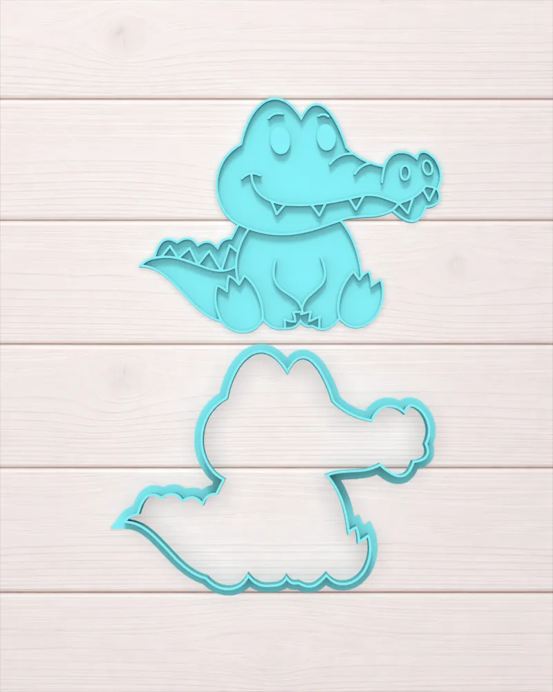 ANIMALES - COCODRILO - 15 cm