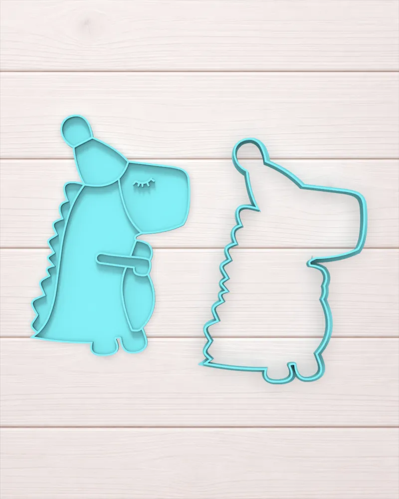 ANIMALES - DINOSAURIO BONETE - 15 cm