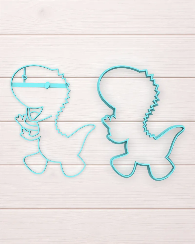 ANIMALES - DINOSAURIO BEBE 1 - 15 cm
