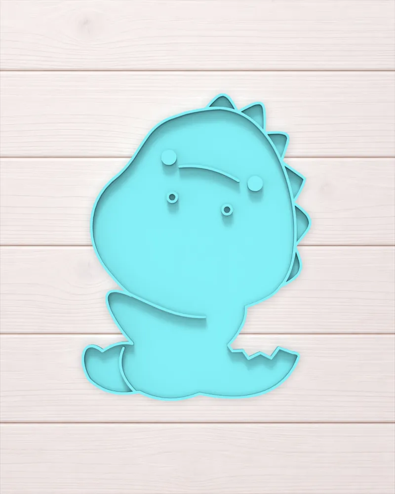 ANIMALES - DINOSAURIO BEBE - 15 cm