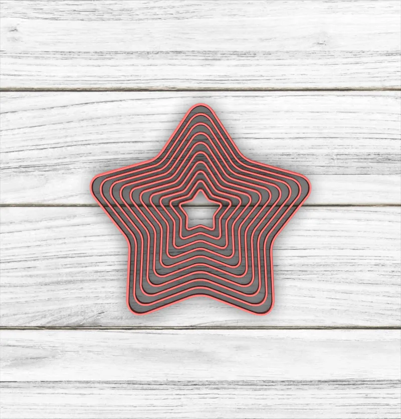 Set x10 Estrellas Navidad