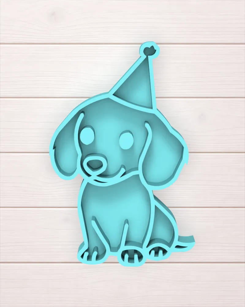 ANIMALES - PERRO CACHORRO 2 - 15 cm