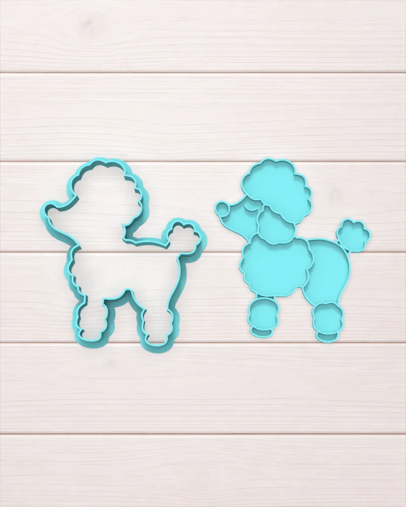 ANIMALES - PERRO CANICHE TOY - 15 cm