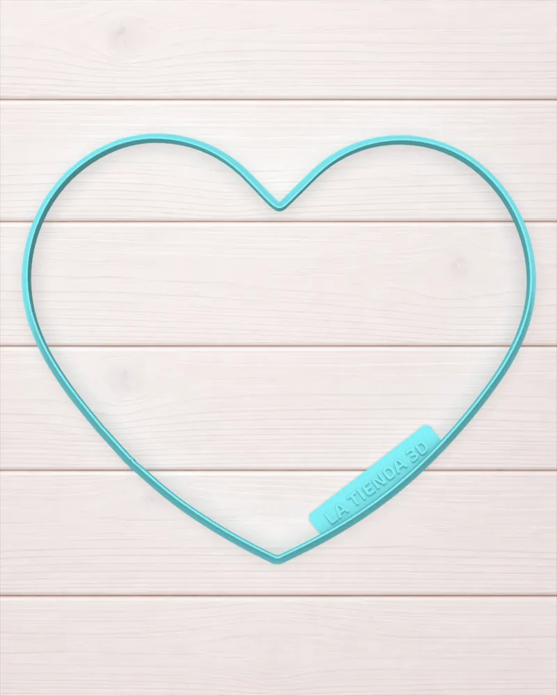 Cortante Corazón para plato - 22CM