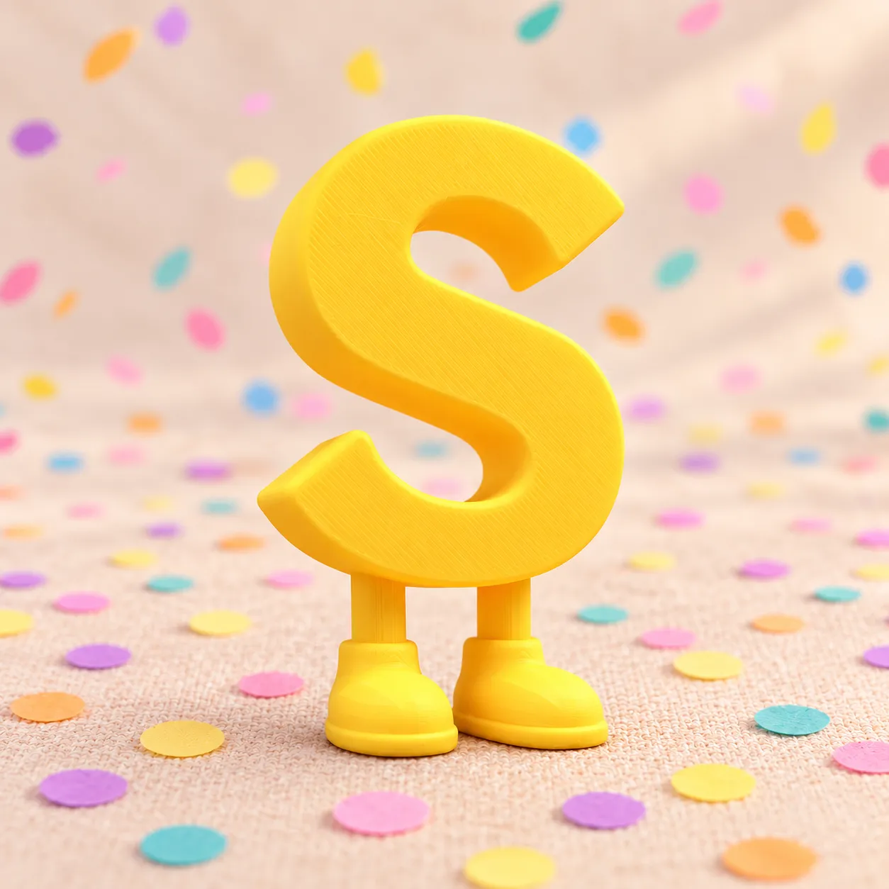 Letras 3D con Patitas