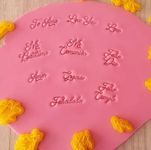 Placa Stamp ABC