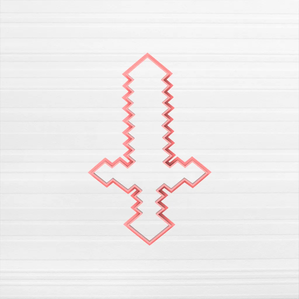 Espada - Minecraft - 6 CM