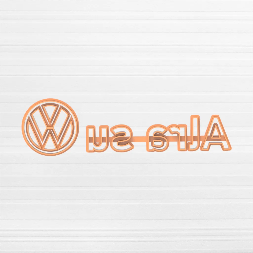 Logo Volkswagen Alra Sur - 6 CM