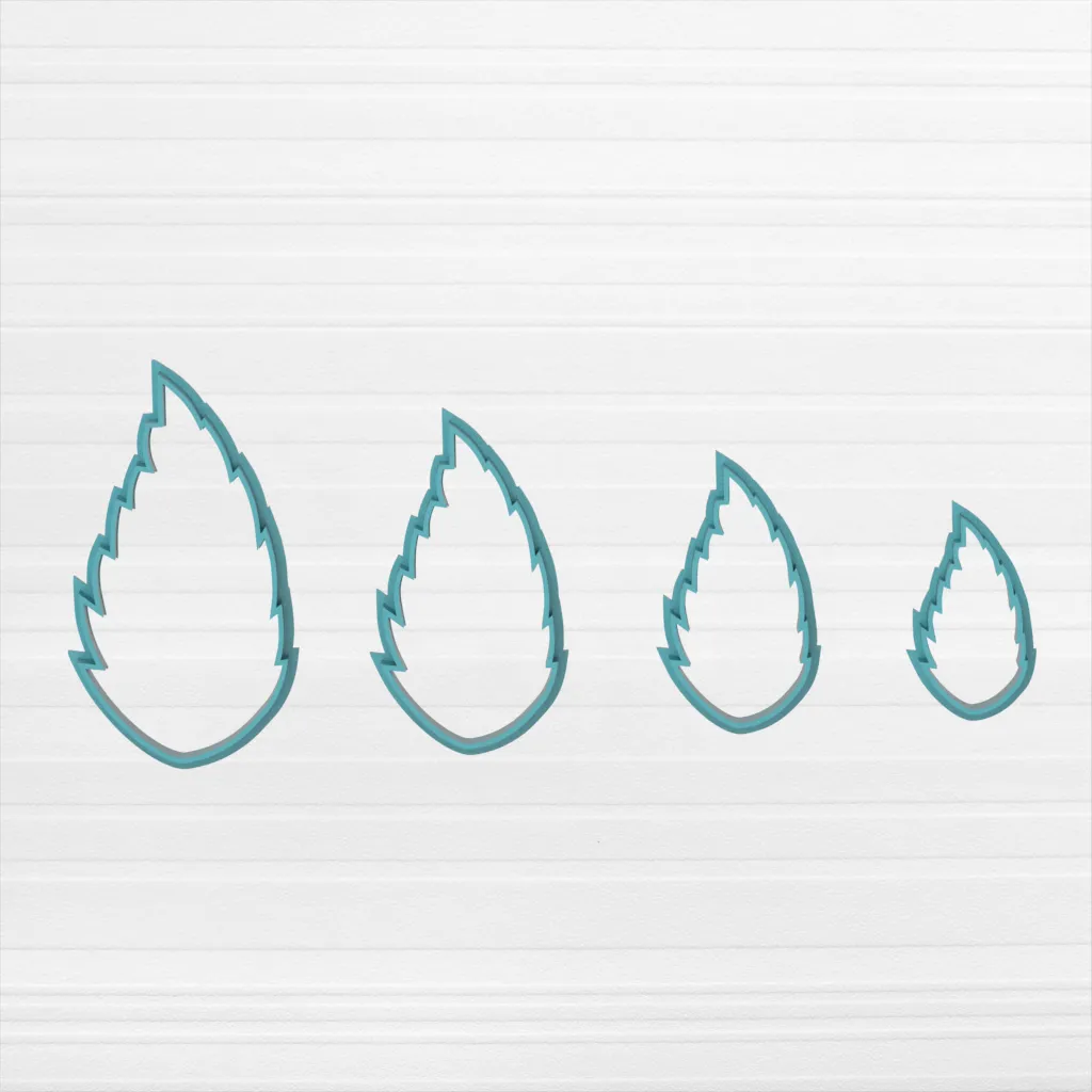 Set Hojas de Árbol x4