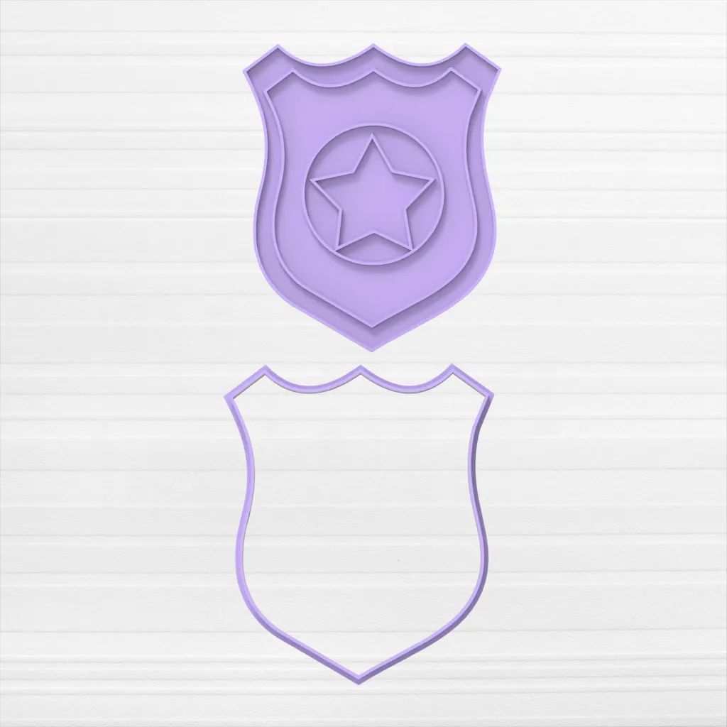 Placa de Policía - 6 CM