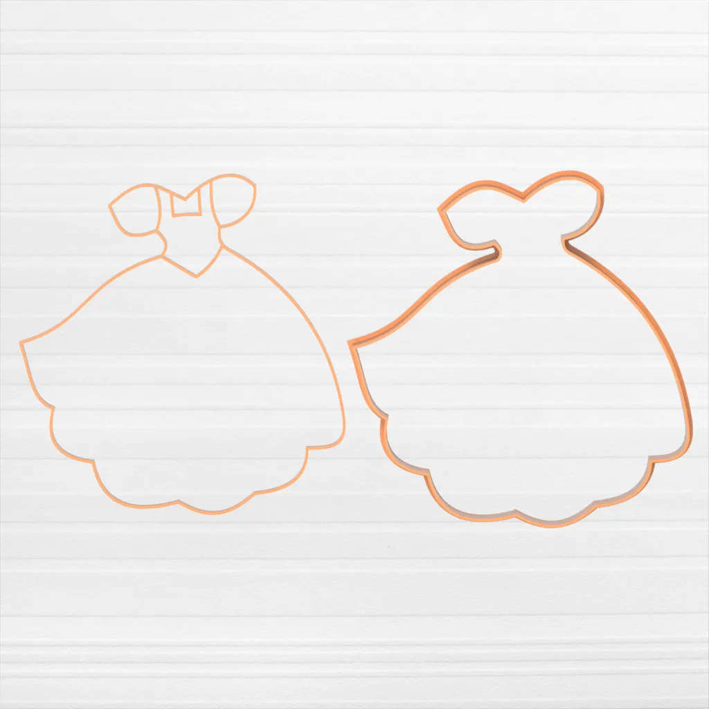 Vestido Princesa - 10 cm