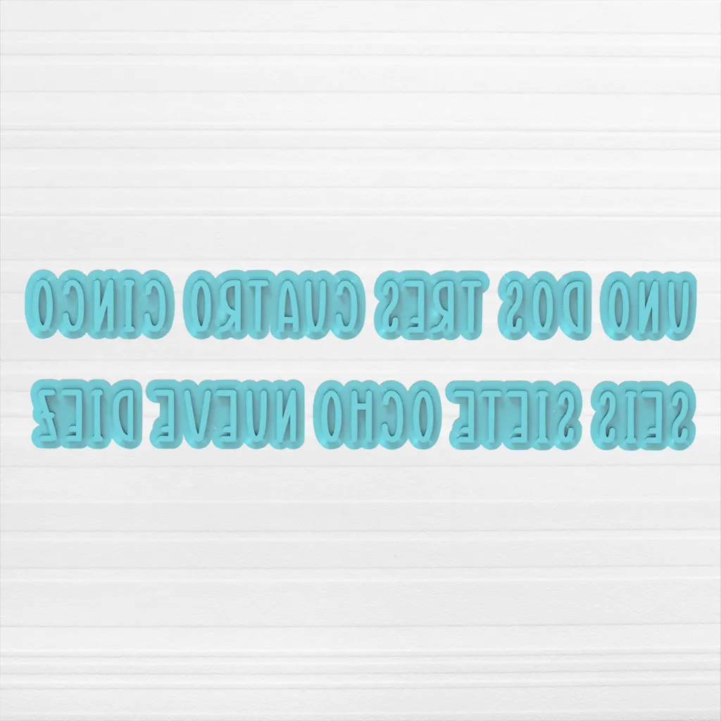 Stamps Números en Letras
