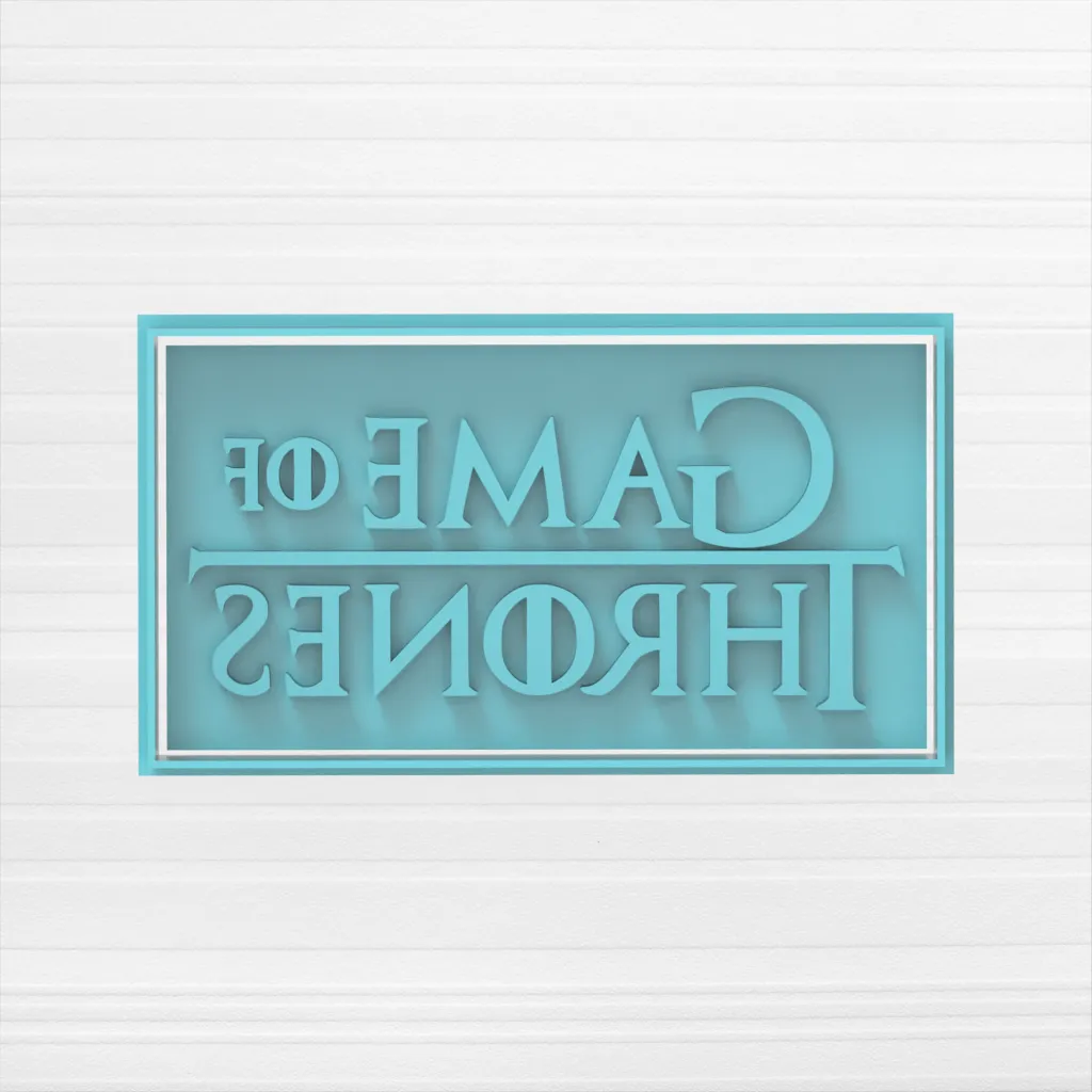 Logo Game of Thrones - 10 cm