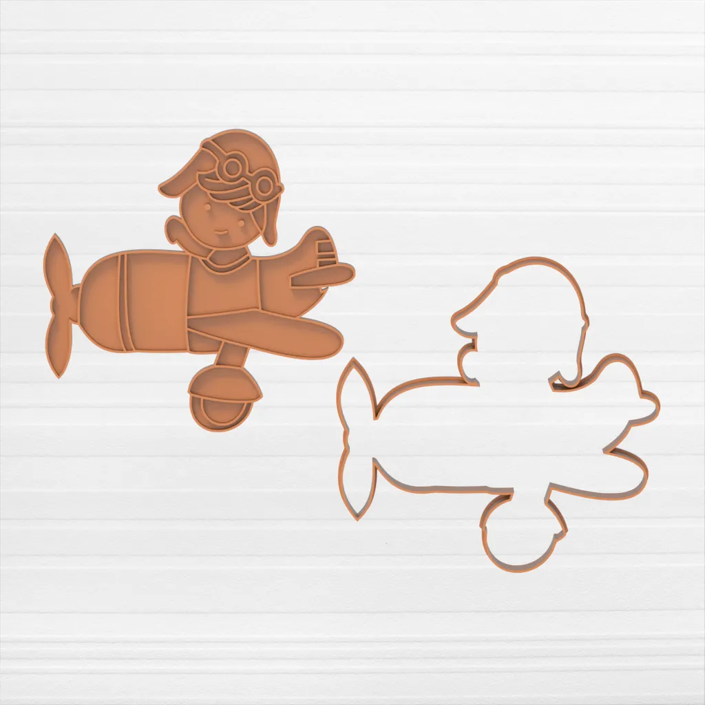 Nene en Avión - 10 cm