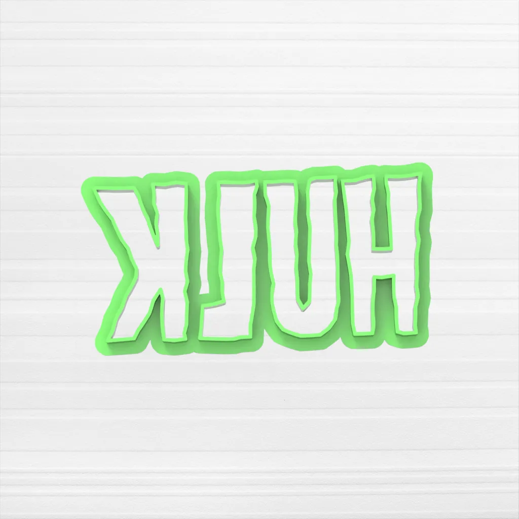 Logo Hulk - Vengadores - 10 cm