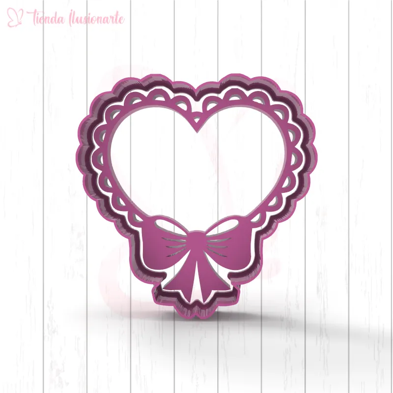 Corazón con moño - San Valentín