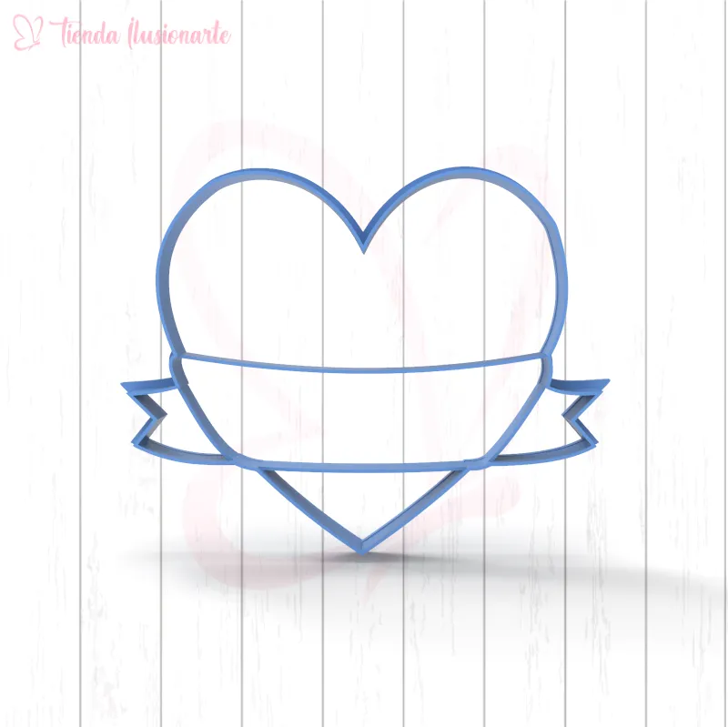 Corazón con etiqueta - San Valentín