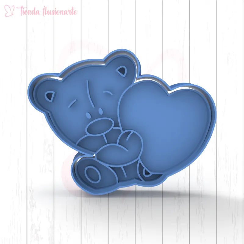Oso con corazón - San Valentín