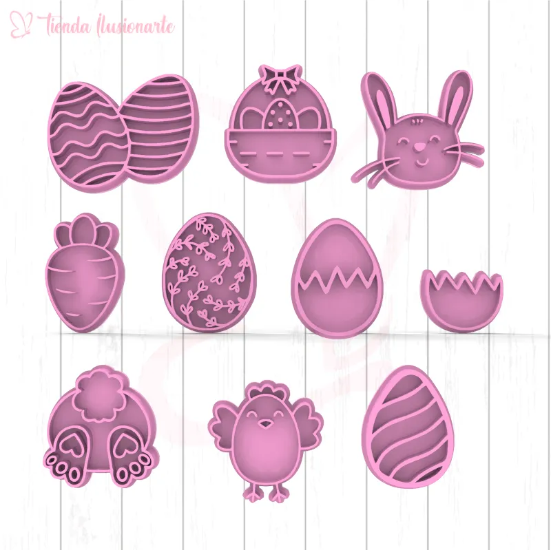 Set sellitos de Pascua x10
