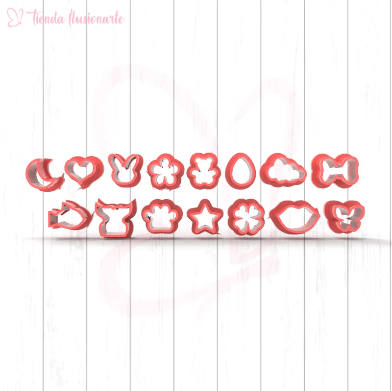 Set Mini cortantes x15