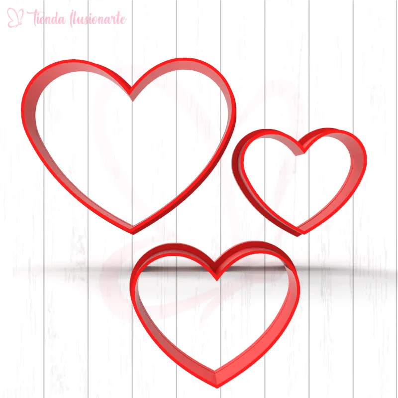 Set Corazón x3