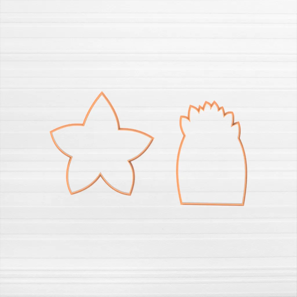Estrella y Ananá - Bob Esponja - 10 cm