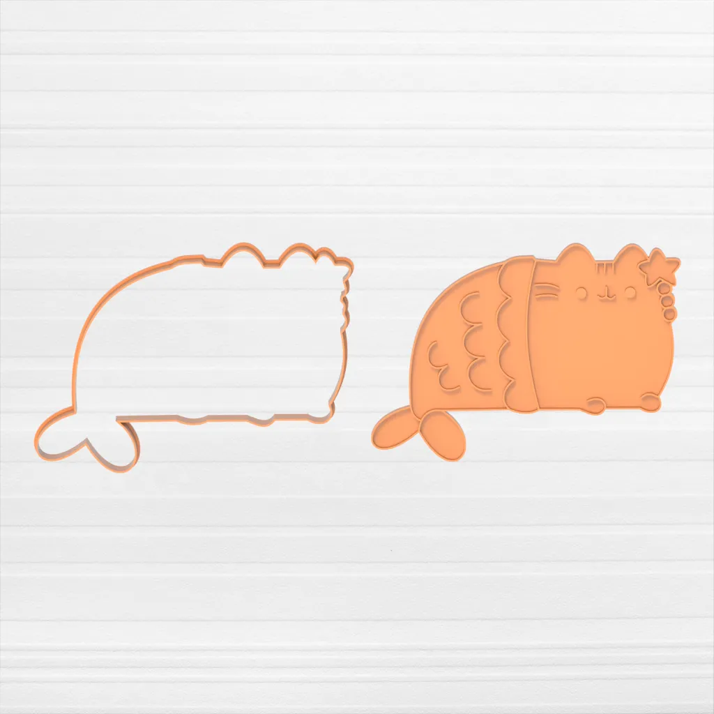 Gato Pusheen Sirena - 10 cm