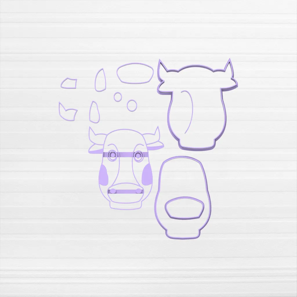 Vaca Lola Collage - La Granja de Zenón