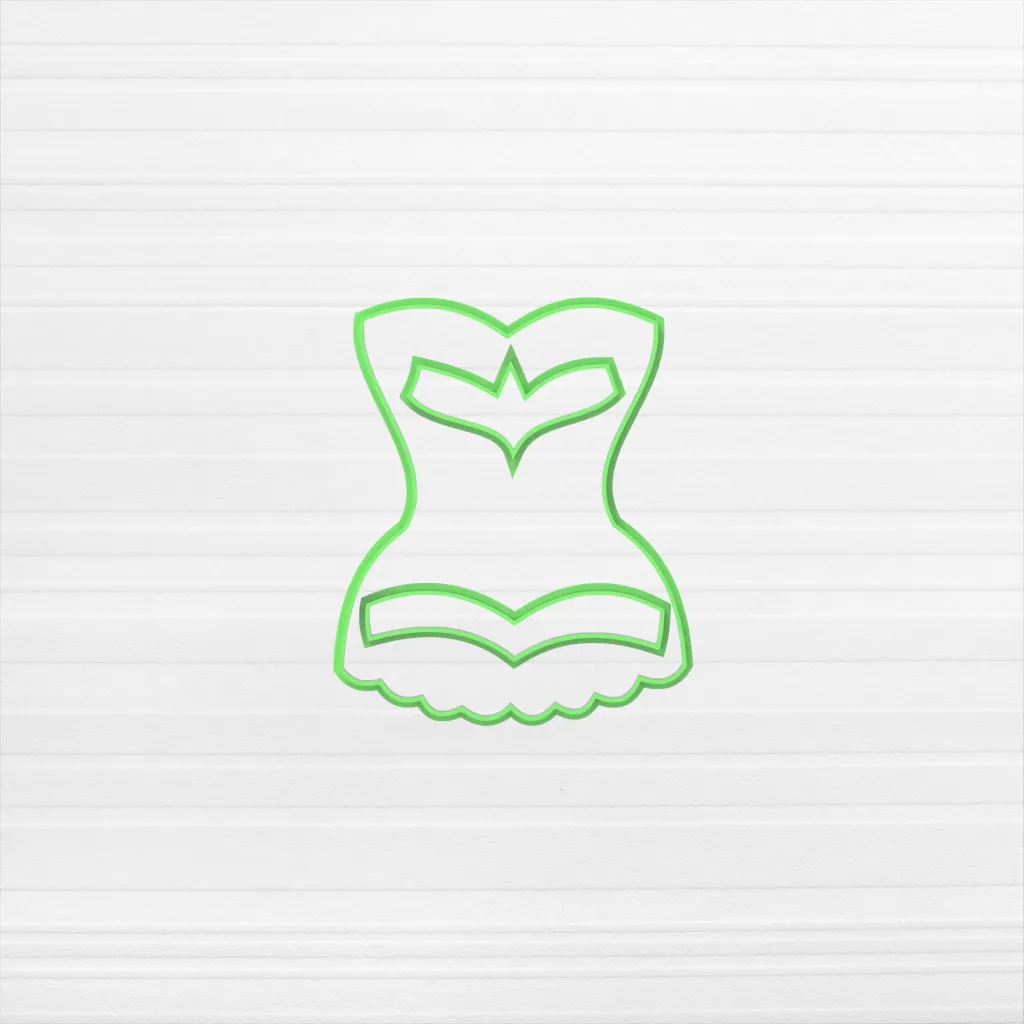 Vestido - Mujer Maravilla - 10 cm
