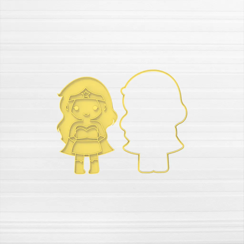 Animada - Mujer Maravilla - 10 cm