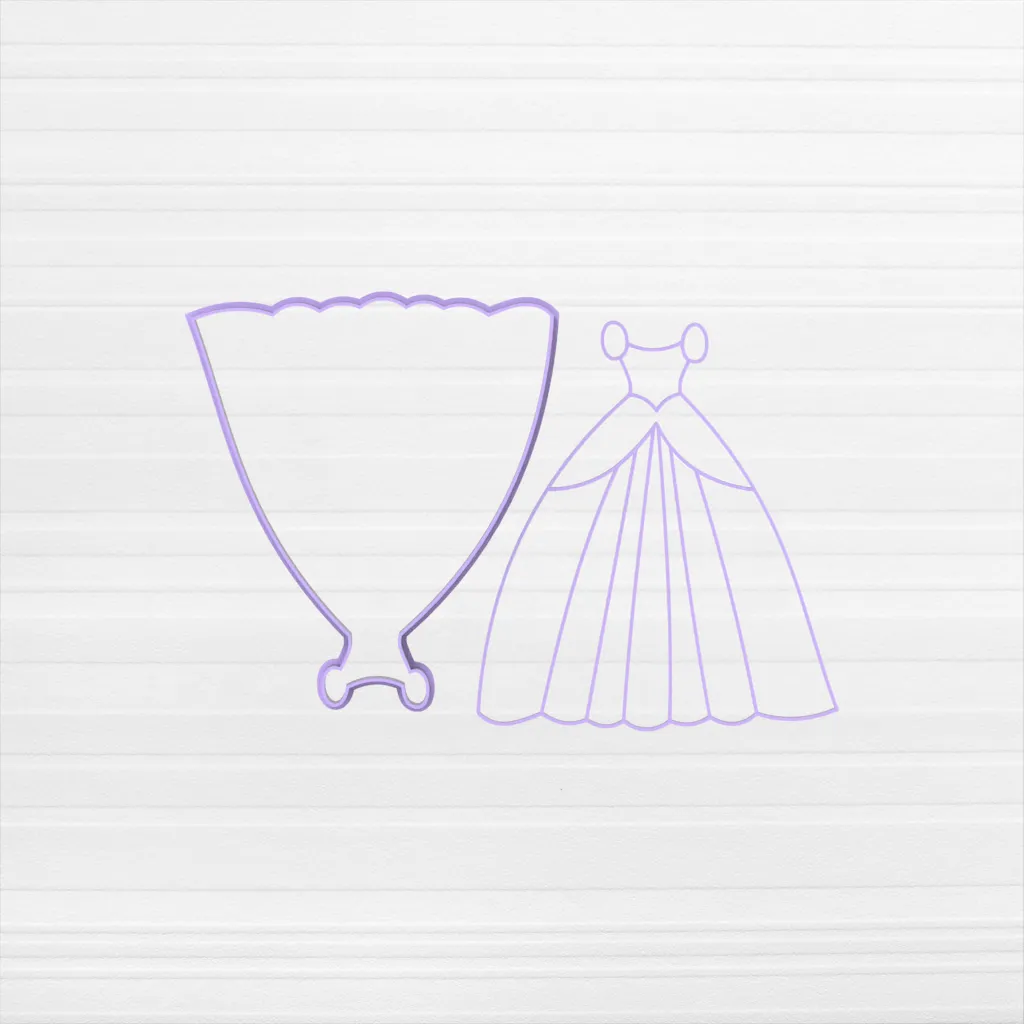 Vestido - Cenicienta - 10 cm